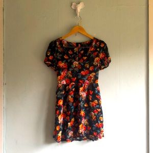Top shop floral skater dress